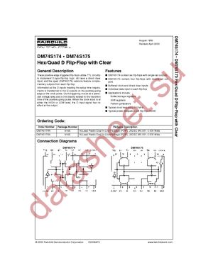 DM74S175N datasheet  